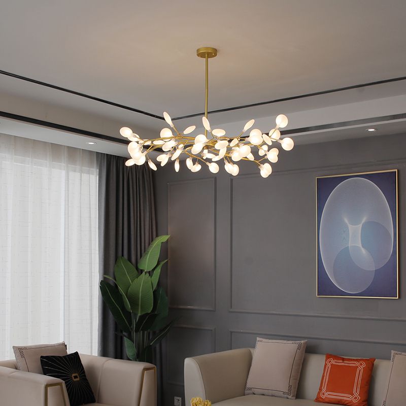 LenaLicht Sfeervolle Hanglamp in Zwart en Goud Metaal en Acryl