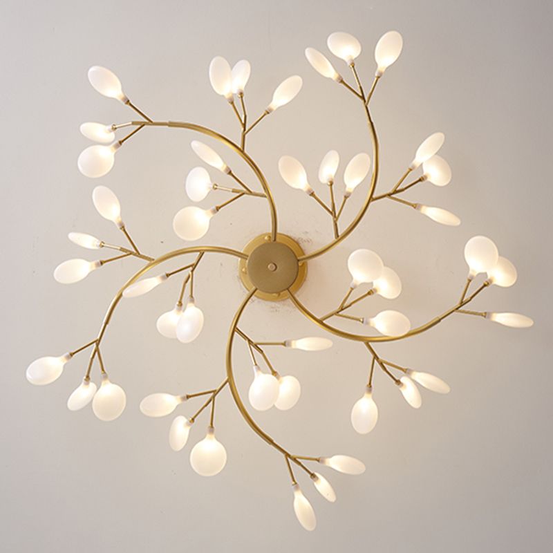 LenaLicht Sfeervolle Hanglamp in Zwart en Goud Metaal en Acryl