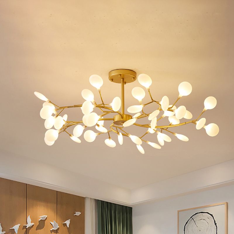 LenaLicht Sfeervolle Hanglamp in Zwart en Goud Metaal en Acryl