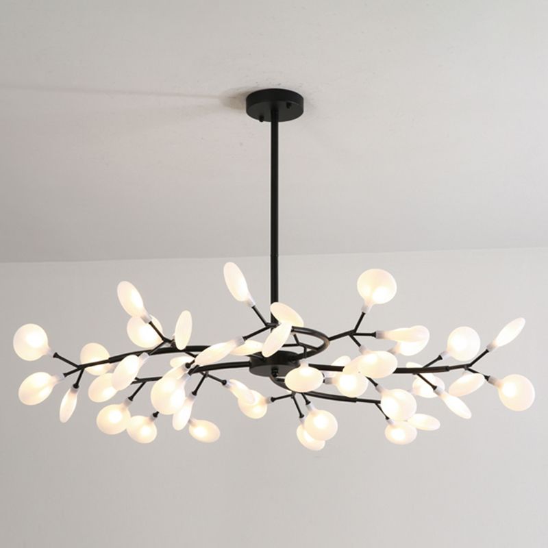 LenaLicht Sfeervolle Hanglamp in Zwart en Goud Metaal en Acryl
