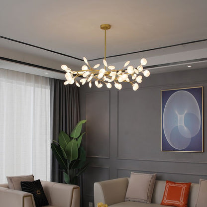 LenaLicht Sfeervolle Hanglamp in Zwart en Goud Metaal en Acryl