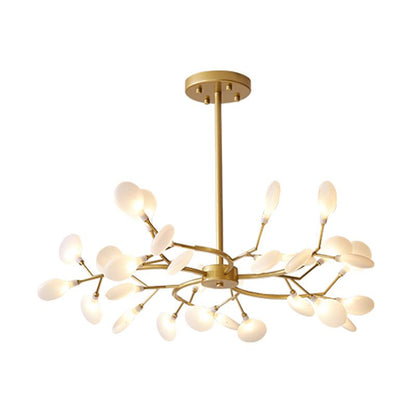 LenaLicht Sfeervolle Hanglamp in Zwart en Goud Metaal en Acryl